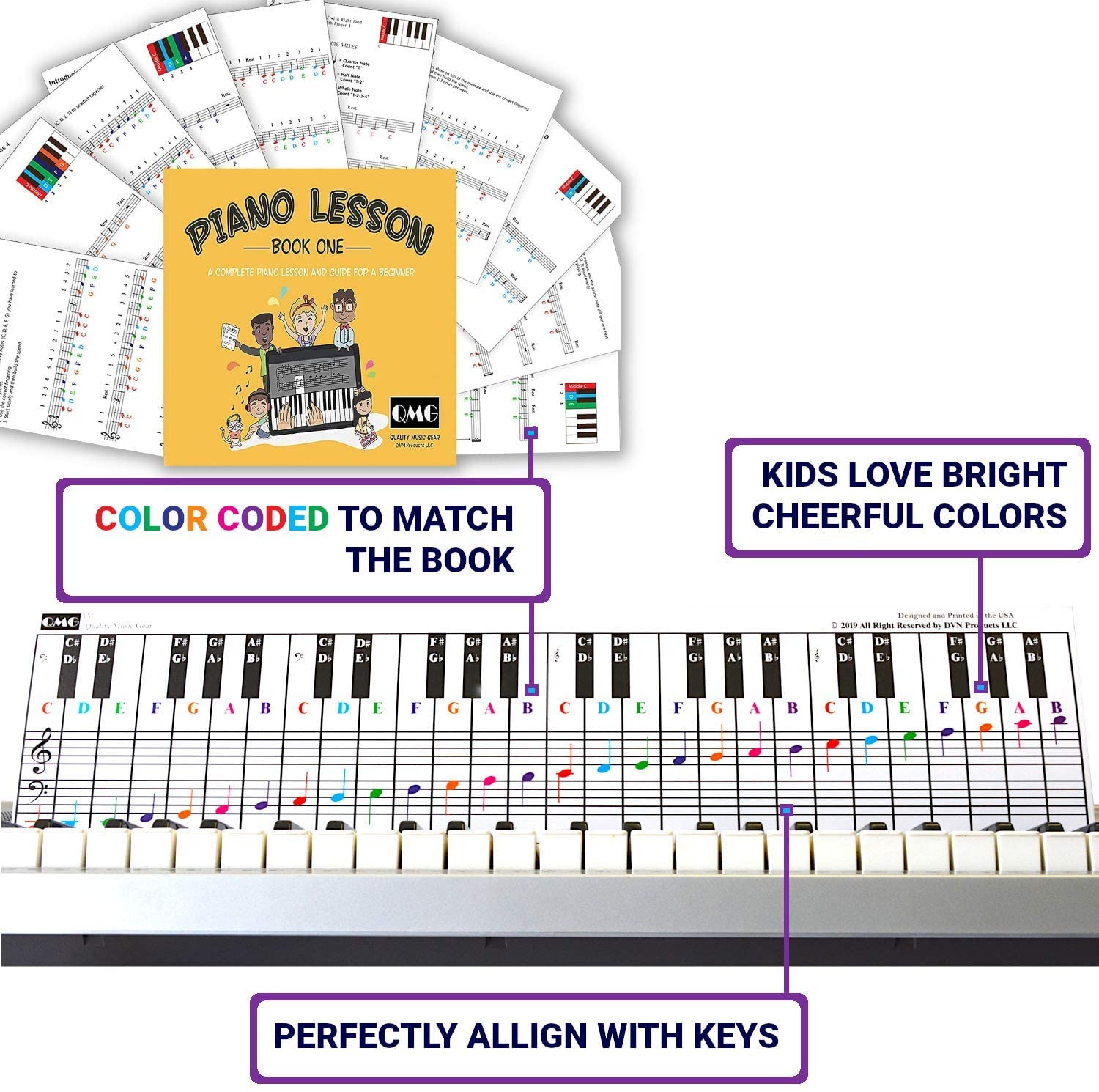 piano music keys chart