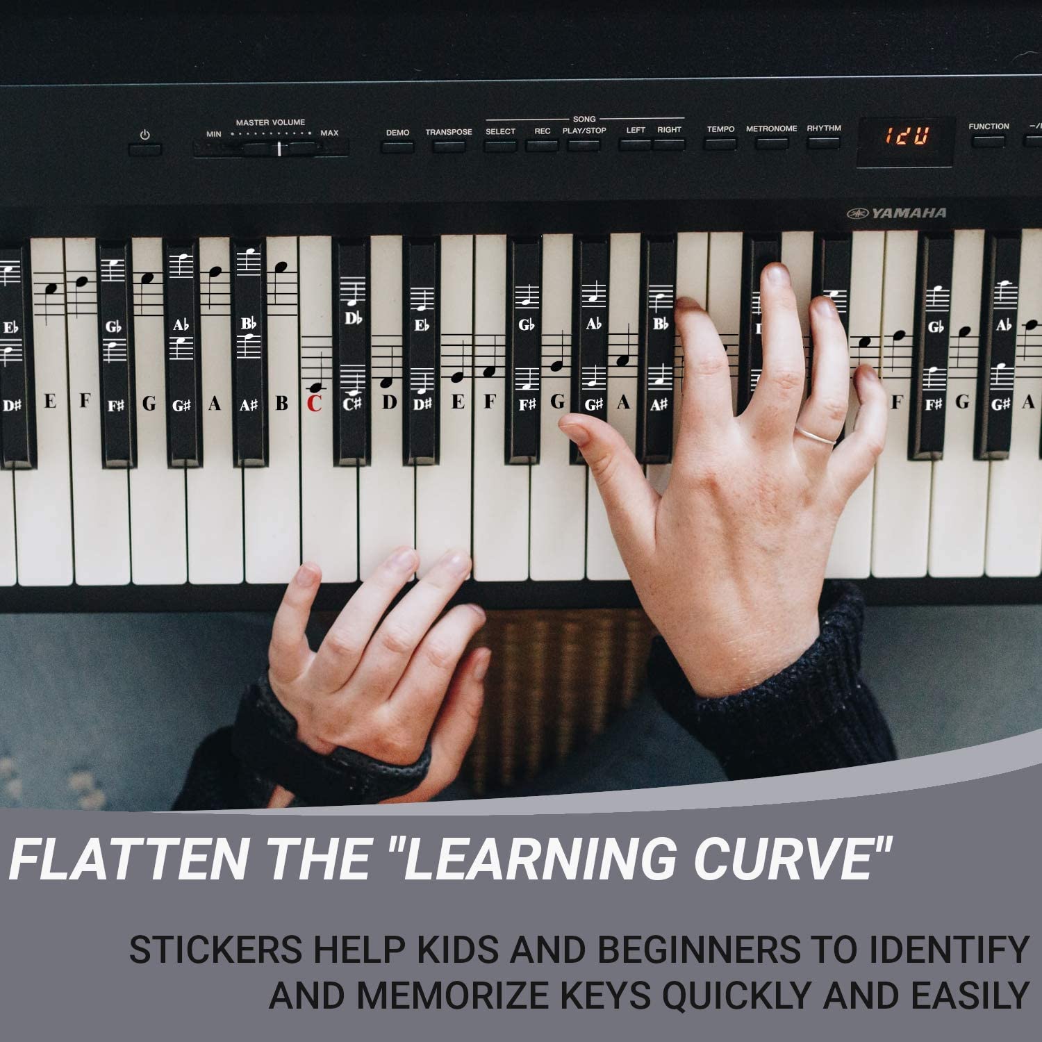 Piano keyboard sticker – healingvoicesplay&learn